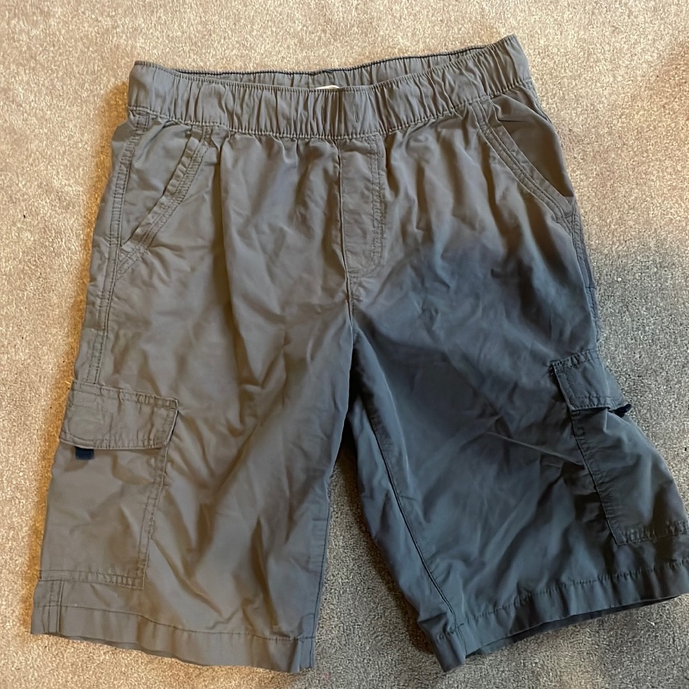 Grey cargo shorts